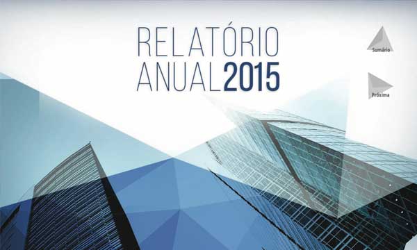 Capa do Relatório Anual de 2015 da Fundação Itaúsa Industrial